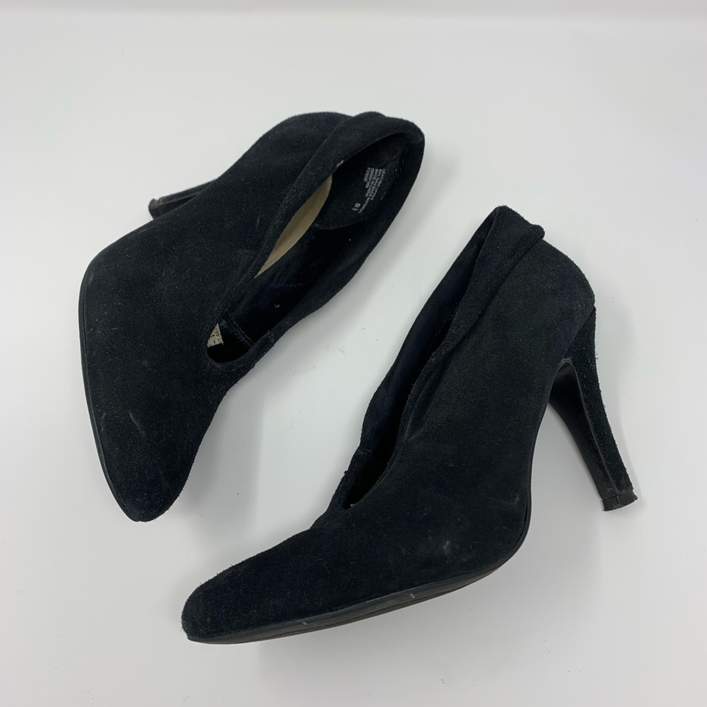 Mossimo Black Ankle Heeled Booties SZ 8.5